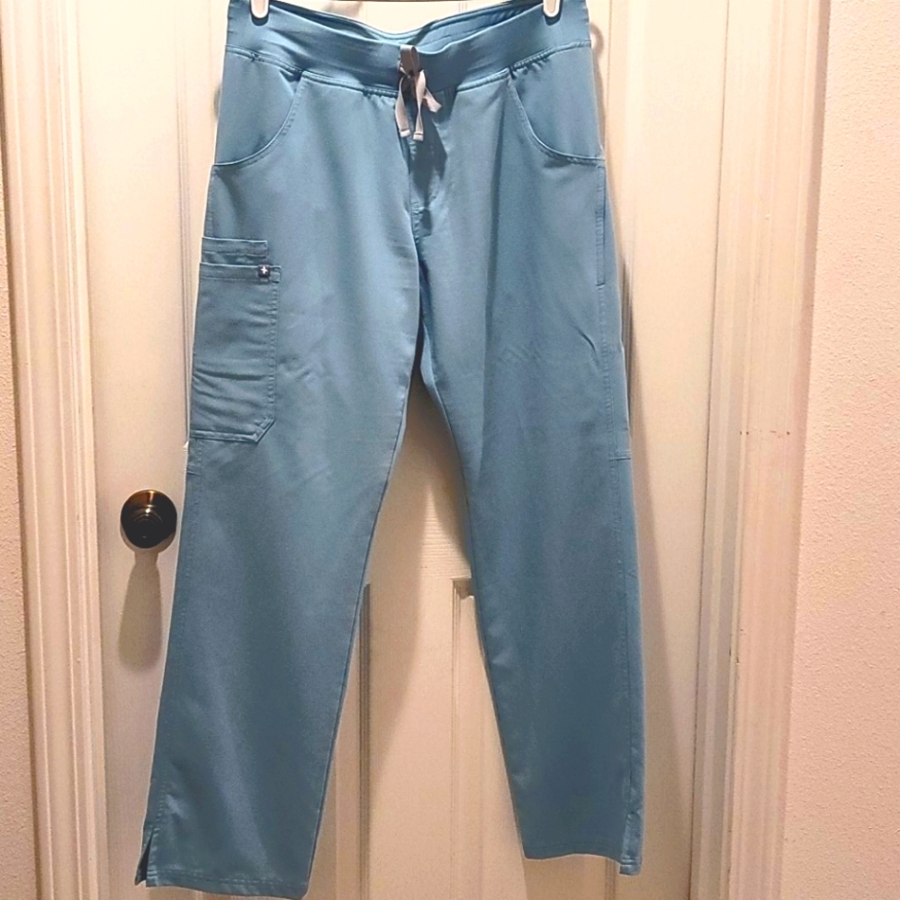 Figs Sea Glass Kade cargo scrub pants